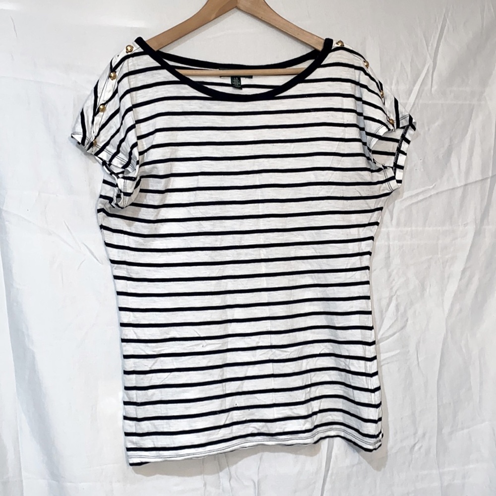 A striped top